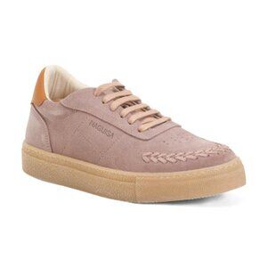 NAGUISA Made In Portugal Suede Bamba Lace Up Sneakers
